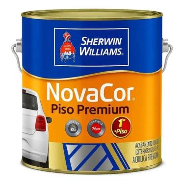 Imagem de Tinta Acrílica CORES Novacor Piso Premium 3,6 Litros Sherwin Williams,