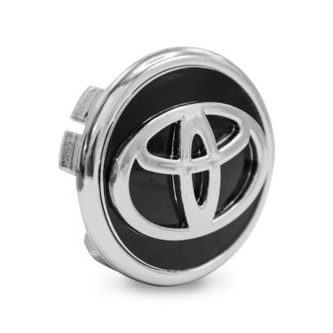 Imagem de Calotinha Tampa Miolo Roda Toyota Corolla 2002 2018 Preta - DCAPS