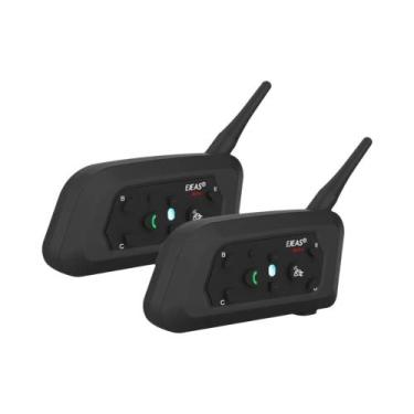 Imagem de Intercomunicador Bluetooth Para Capacete De Moto EJEAS V6 pro Para 6 M