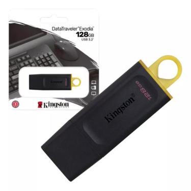 Imagem de Pendrive 128gb Kingston Data Traveler Exodia Usb 3.2 Ger 1