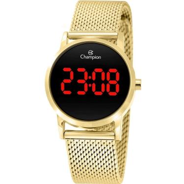 Imagem de Relógio CHAMPION feminino digital dourado CH48162V