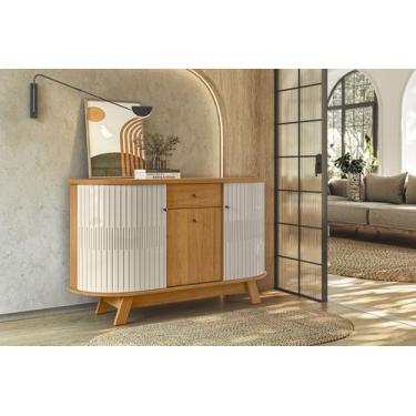 Imagem de Buffet Monza Cinamomo/Off White - VRK COMERCIO ON-LINE - MADETEC MOVEI