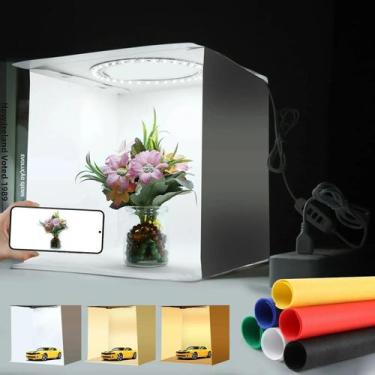 Imagem de Painel De Luz LED De 23cm Portátil E Dobrável Para Fotografia, Kit De 