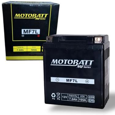 Imagem de Bateria motobatt agm mf7l ytx7l-bs ma6-d etx7bs htz7l