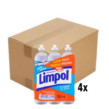 Imagem de Detergente LIMPOL Cristal com 6 Unidades 500ml cada Leve Mais Pague Me