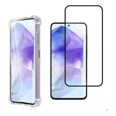 Imagem de Capa TPU Anti Impactos + Película 3D Vidro Para Samsung Galaxy A36 5G 