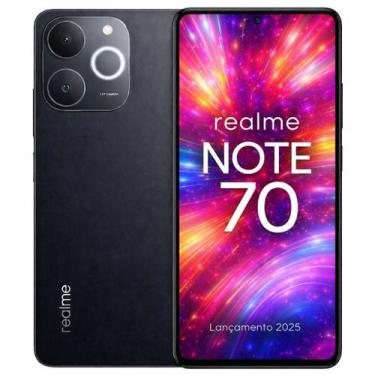 Imagem de Smartphone Celular Realme Note 70, 256GB, 8GB RAM, Android 14, Câmera 