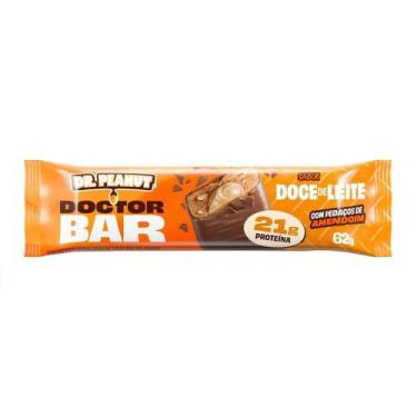 Imagem de Barra de Proteína Dr Peaunt Doctor Bar Sabor Doce de Leite 62g Max Tit