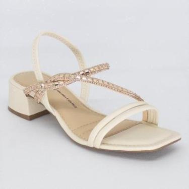 Imagem de Sandalia Dakota Salto Bloco Conforto Feminina Tiras Spike-Feminino