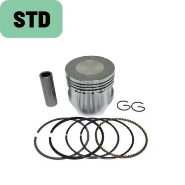 Imagem de Pistão Kit Completo Com Anéis Biz 100 Dream C 100 Sundown Web 100 - Sm
