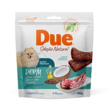 Imagem de Bifinho Due Natural Derm Cão Cordeiro/Óleo Coco/Linhaça 300g