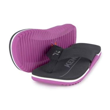 Imagem de Chinelo Sandália Kenner NK6 Pro Preto / Roxo, 42