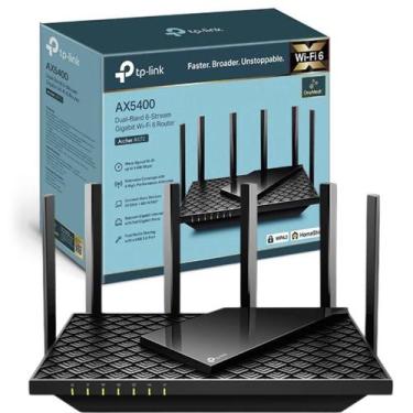Imagem de Roteador DualBand TP-Link AX72 AX5400 WiFi6 Alta Performance