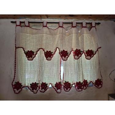 Imagem de Cortina para cozinha - Croche