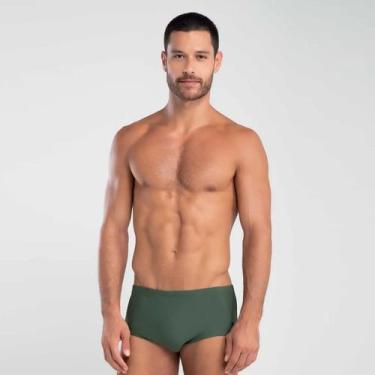 Imagem de Sunga Mash Lisa - 303.66, Verde militar, GG