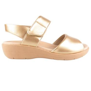 Imagem de SANDÁLIA PICCADILLY 239016 Cor:OUROTAMANHO:39, Ouro, 39