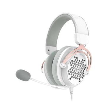 Imagem de Headset Gamer Redragon Diomedes Surround 7.1 Drivers 53mm Branco - H38