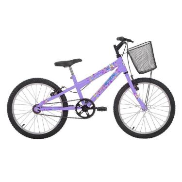 Imagem de Bicicleta Kiss Mountain Bike Aro 20 Quadro Aço 1v Lilás Free Action