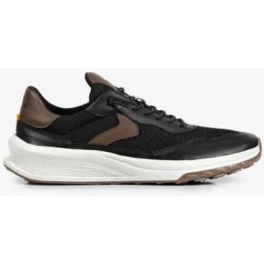 Imagem de Sapatenis Masculino Casual Em Couro Ducati Ferracini 1691a, Preto, 40