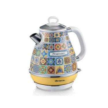 Imagem de Chaleira Elétrica Ariete 2869 Positano 1,7L 1500W Aço Inox com Base sem Fio e Desligamento