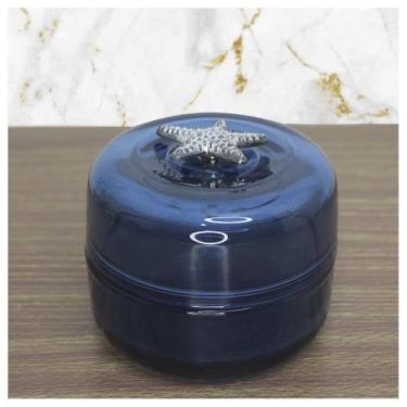 Imagem de Porta Joias Organizador Bijuteria Vidro 9,5cm - Gici Home