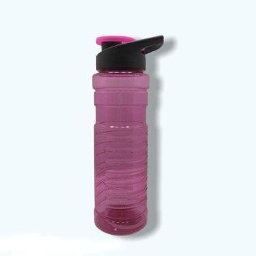 Imagem de Garrafa Squeeze Plastica 700ml Etiluz Verde Rosa - Etilux, Rosa