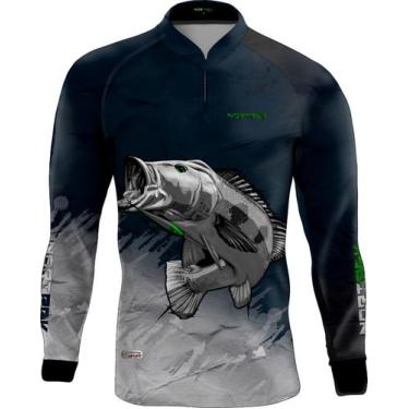 Imagem de Camiseta de Pesca Tucunare Tecido Premium Nortrek Proteção Solar UV50+