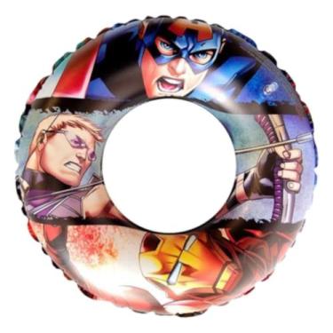Imagem de Boia Infantil Circular Inflável Piscina Os Vingadores Marvel - Etitoys