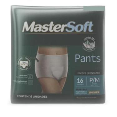 Imagem de Fralda geriátrica mastersoft pants p/m 16 unidades
