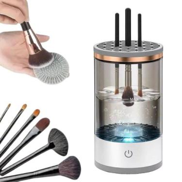 Imagem de Limpador de Pinceis Maquiagem Lavador Secador Automático USB - TOP RIO