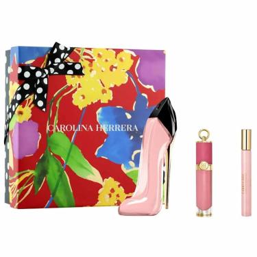 Imagem de Kit Perfume Good Girl Blush Feminino Eau de Parfum Chipre Floral 80ML Carolina Herrera com Blush Liquido 5ML e Travel