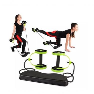 Imagem de Aparelho de Exercícios Revoflex 44 Treinos Completo para Todo o Corpo com Faixas de Resistência Verde