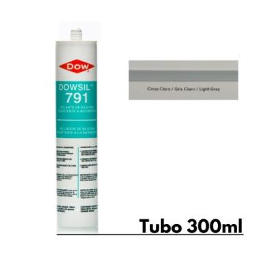 Imagem de Selante Silicone DOWSIL 791 para Cortinas de Vidro, Fachadas, juntas e