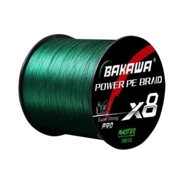 Imagem de Linha De Pesca Trançada Super Forte BAKAWA X8 PE 300M/500M 20LB-90LB M