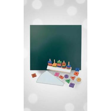 Imagem de Jogo Educativo Madeira Somar Formas Geométricas - Congratulations Stor