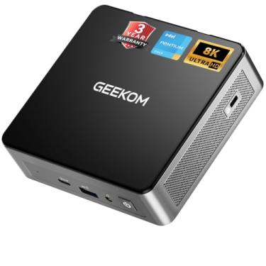 Imagem de GEEKOM Mini PC Mini Air12, Intel 12ª geração Alder Lake N100 (até 3,4 GHz), 16 GB DDR5 RAM 512 GB PCIe M.2 SSD, Mini computador desktop doméstico/empresarial, tela dupla 4K/HDMI 2.0/WiFi