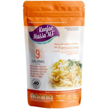 Imagem de Macarrão Fettuccine Zero Carboidrato Konjac Massa Mf 270g