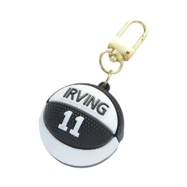 Imagem de Mini Chaveiro De Basquete 3D, Acessórios Para Fãs De Esportes, Anel De
