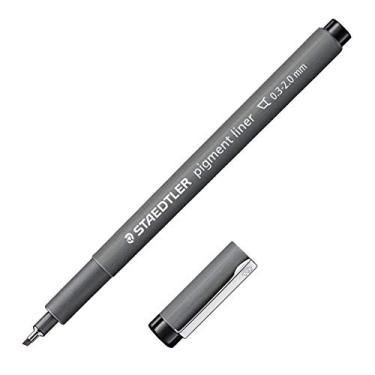 Imagem de Staedtler Pigment Liner Fineliner, Preto, 2.0 mm
