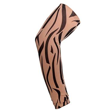 Imagem de 1 peça mangas de braço de proteção ao ar livre golfe esportes caminhadas equitação manga tatuagem braço completo equipamento de equitação mais quente, x54