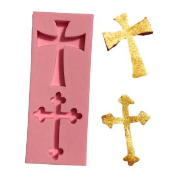 Imagem de Molde De Silicone Cruz Religião Resina