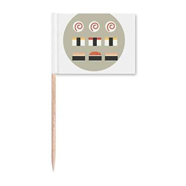 Imagem de Marcador tradicional japonês, para palitos de sushi, marcadores de palito, decoração de festa
