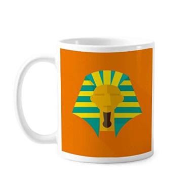 Imagem de Antigo Egito Padrão Abstrato Faraó Caneca Cerâmica Café Porcelana Utensílios de Mesa