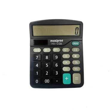 Imagem de Calculadora De Mesa 12 Dígitos Mx-C126 - Maxprint