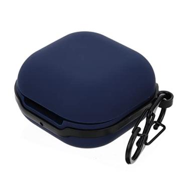 Imagem de 1 pç Fones de ouvido sem fio com mosquetão ao capa para fone de ouvido com para capas, bolsa, portátil, compatível com armazenamento moderno, Azul escuro, 6X5.5CM, Tendência