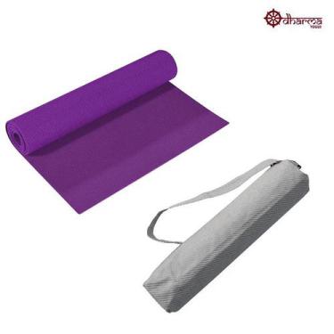 Imagem de Tapete Yoga Premium Roxo+Porta Mat Rústicominimalista Claro - Dharma Y