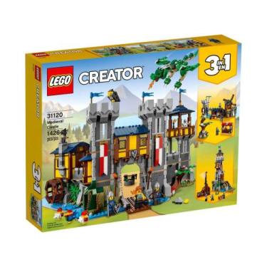 Imagem de Lego Creator 3 Em 1 Castelo Medieval 1002 Peças - 31120