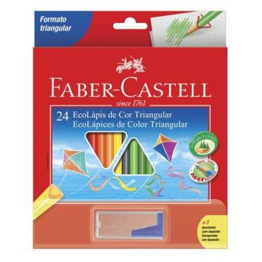 Imagem de Lápis De Cor Faber-Castell 24 Cores + Apontador