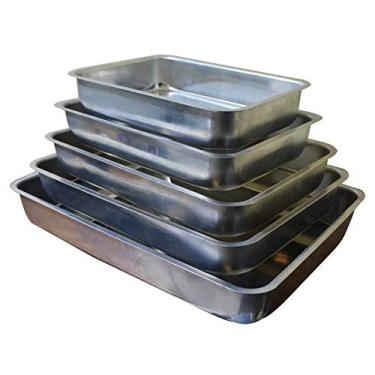 Imagem de Jogo De Assadeiras 5 Peças (Alumínio) 5-6 Altura.
