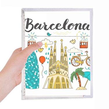 Imagem de Caderno de folhas soltas para diário recarregável da Sagrada Família Espanhola Barcelona